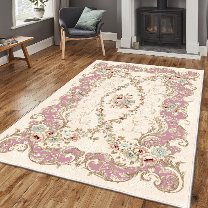 Conceptum Els1837 Alfombra de Pasillo Fuchsia 100 x 150 cm